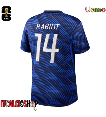Francia Adrien Rabiot #14 Prima Maglia Mondiali 2026 Manica Corta